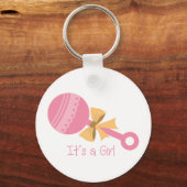 Het meisje Rattle Sleutelhanger (Voorkant)