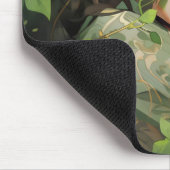 Het meisje slaapt in Forest Anime Muismat (Hoek)