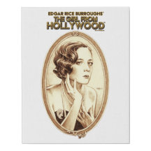 Het meisje uit Hollywood Art Print