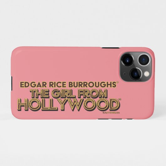 Het meisje uit Hollywood iPhone Hoesje (Achterkant horizontaal)
