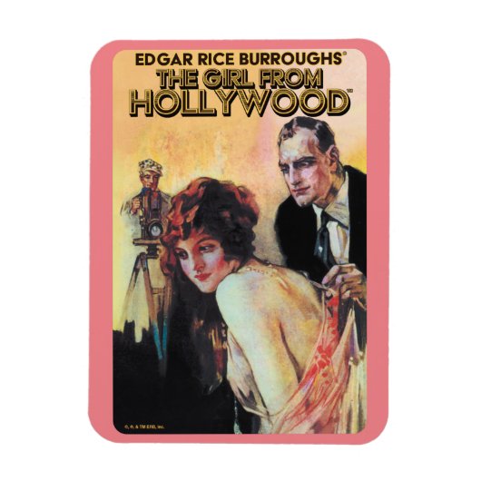 Het meisje uit Hollywood Magnet Magneet (Verticaal)