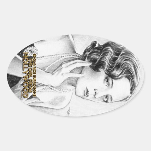 Het meisje uit Hollywood Stickers (Voorkant)