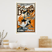 Het meisje uit Parijs,  muziekposter Poster (Keuken)