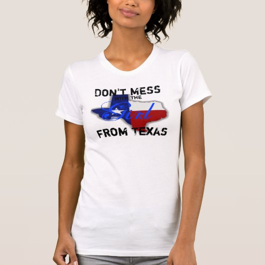 Het meisje uit Texas T-shirt (Voorkant)