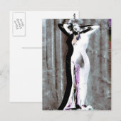 Het meisje uit Venus Briefkaart (Voorkant / Achterkant)
