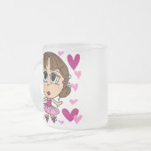 Het Meisje van de ballerina Matglas Koffiemok (Voorkant links)