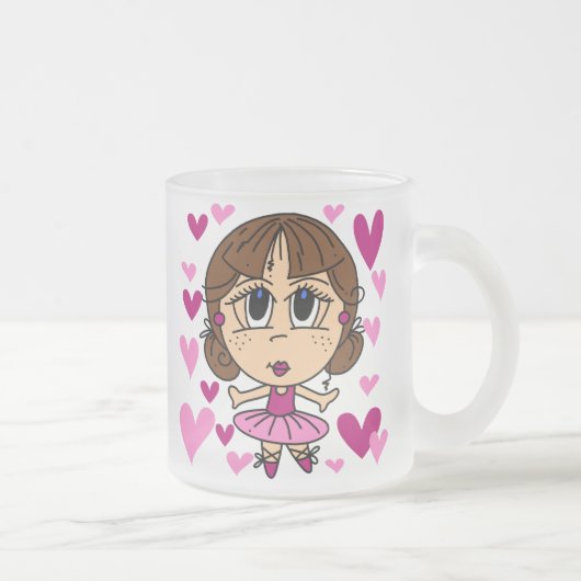 Het Meisje van de ballerina Matglas Koffiemok (Rechts)