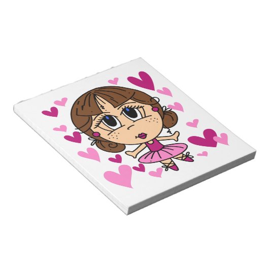 Het Meisje van de ballerina Notitieblok (Schuin)