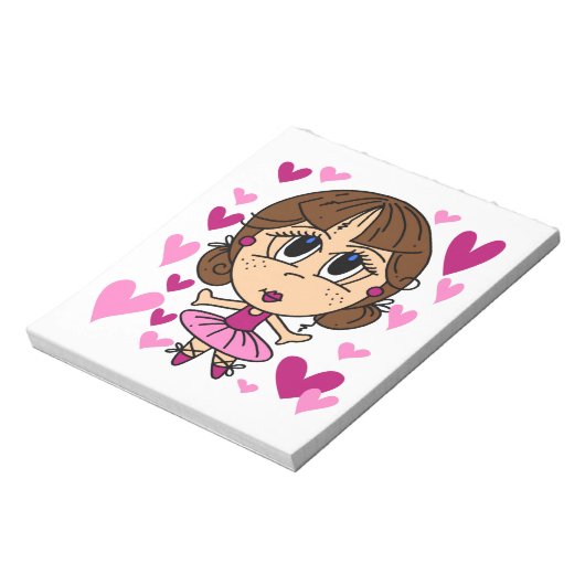 Het Meisje van de ballerina Notitieblok (Linkerzijde)