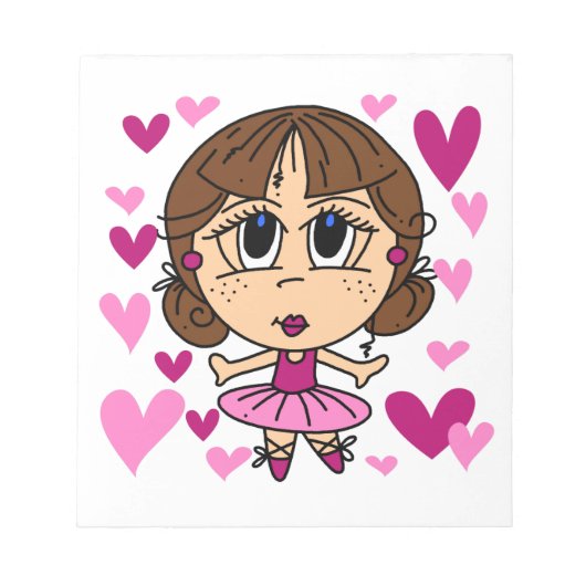 Het Meisje van de ballerina Notitieblok (Voorkant)