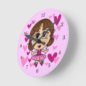 Het Meisje van de ballerina Ronde Klok (Hoek)