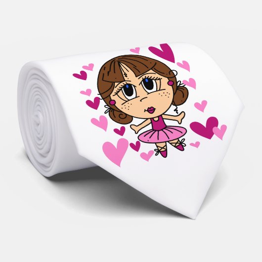 Het Meisje van de ballerina Stropdas (Opgerold)