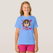 Het Meisje van de ballerina T-shirt (Voorkant volledig)