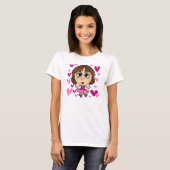 Het Meisje van de ballerina T-shirt (Voorkant volledig)