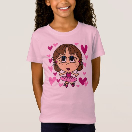Het Meisje van de ballerina T-shirt (Voorkant)