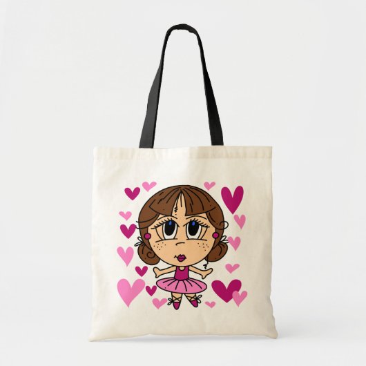 Het Meisje van de ballerina Tote Bag (Voorkant)