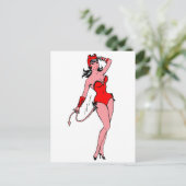 Het Meisje van de duivel Briefkaart (Staand voorkant)