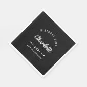 Het meisje van de geboorte had een perfecte vervol servet (Hoek)