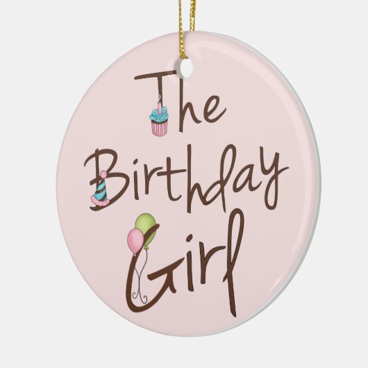 Het meisje van de geboorte keramisch ornament (Links)