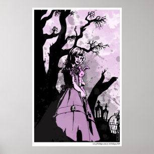 Het meisje van de geboorte poster