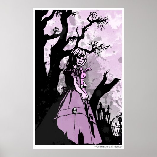 Het meisje van de geboorte poster (Voorkant)