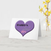 Het Meisje van de papa - Gelukkig Vaderdag Kaart (Gele Bloem)