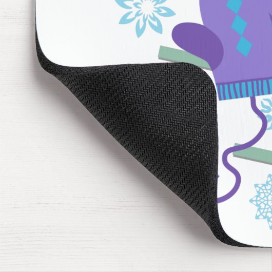 Het Meisje van de schaatser Muismat (Hoek)