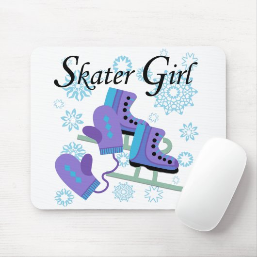 Het Meisje van de schaatser Muismat (Met muis)