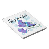 Het Meisje van de schaatser Notitieblok (Schuin)