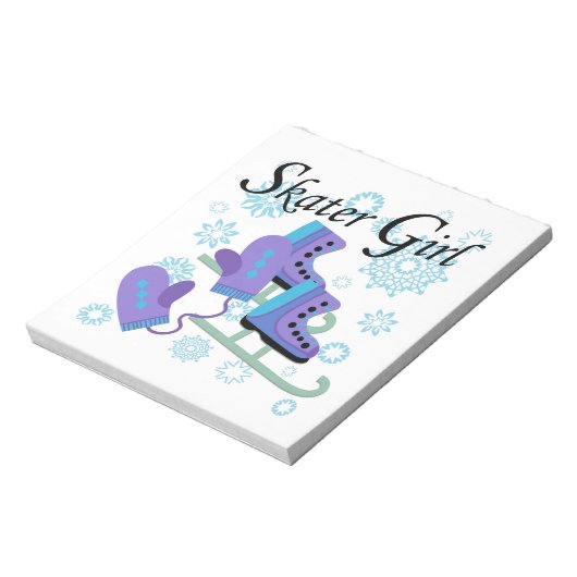 Het Meisje van de schaatser Notitieblok (Linkerzijde)