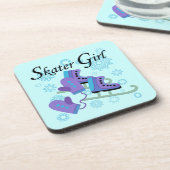 Het Meisje van de schaatser Onderzetter (Linkerzijde)