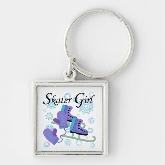 Het Meisje van de schaatser Sleutelhanger (Voorkant)