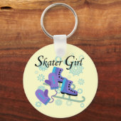 Het Meisje van de schaatser Sleutelhanger (Voorkant)