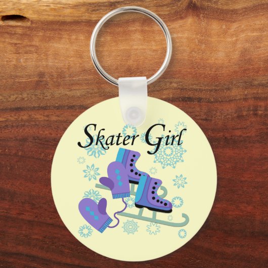 Het Meisje van de schaatser Sleutelhanger (Voorkant)