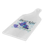 Het Meisje van de schaatser Snijplank (Hoek)