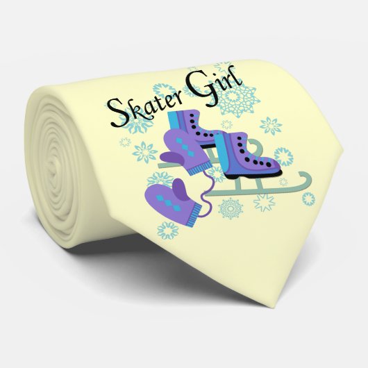 Het Meisje van de schaatser Stropdas (Opgerold)