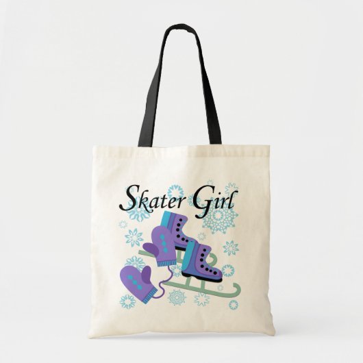Het Meisje van de schaatser Tote Bag (Voorkant)
