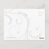 Het meisje van de Tambourine door John William God Briefkaart (Achterkant)