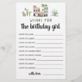 Het meisje van de verjaardag (Voorkant)