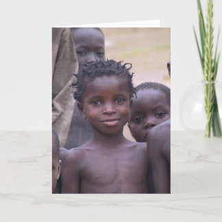 Het meisje van Fie van Agou Feestdagen Kaart