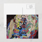 Het meisje van Gustav Klimt, art nouveau, art deco Briefkaart (Voorkant / Achterkant)