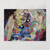 Het meisje van Gustav Klimt, art nouveau, art deco Briefkaart (Voorkant)