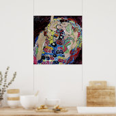 Het meisje van Gustav Klimt, art nouveau, art deco Poster (Keuken)