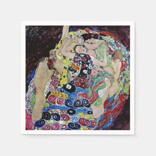 Het meisje van Gustav Klimt, art nouveau, art deco Servet