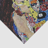 Het meisje van Gustav Klimt, art nouveau, art deco Tissuepapier (Detail)