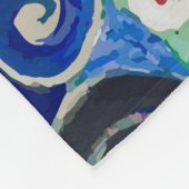 Het meisje van Gustav Klimt Fleece Deken (Hoek)