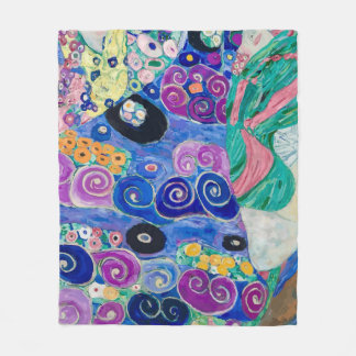 Het meisje van Gustav Klimt Fleece Deken