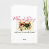 Het Meisje van Halloween Brundage met Zwart Pet en Kaart (Achterkant)