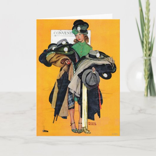 Het Meisje van Hatcheck Kaart (Voorkant)