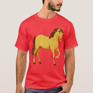 Het meisje van het gouden paard t-shirt